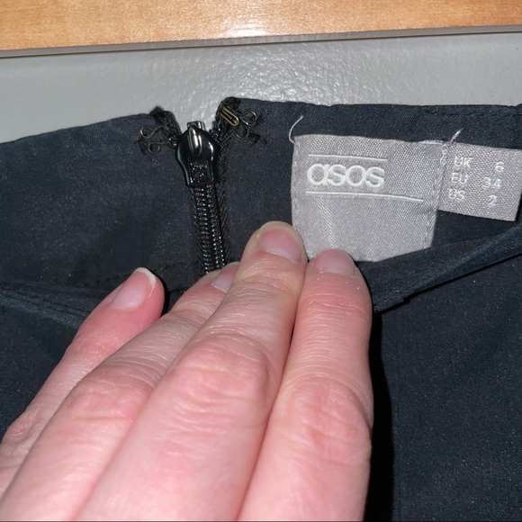 ASOS A-line double slit midi skirt - Picture 4 of 5